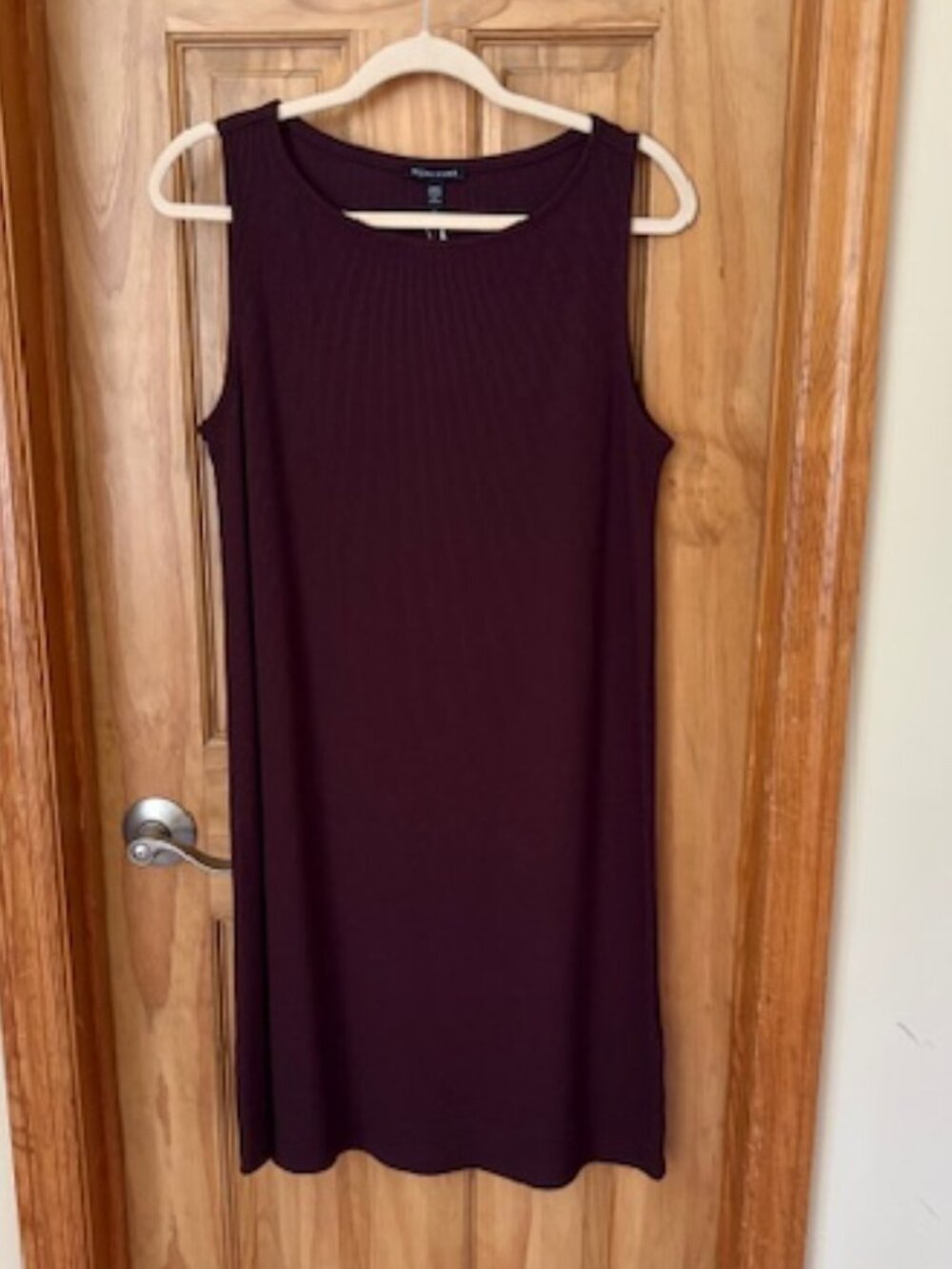 NWT Eileen Fisher ribbed organic cotton blend dress